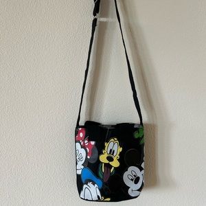 NWOT - Mickey and Friends - Black Mini Crossbody/ Handbag